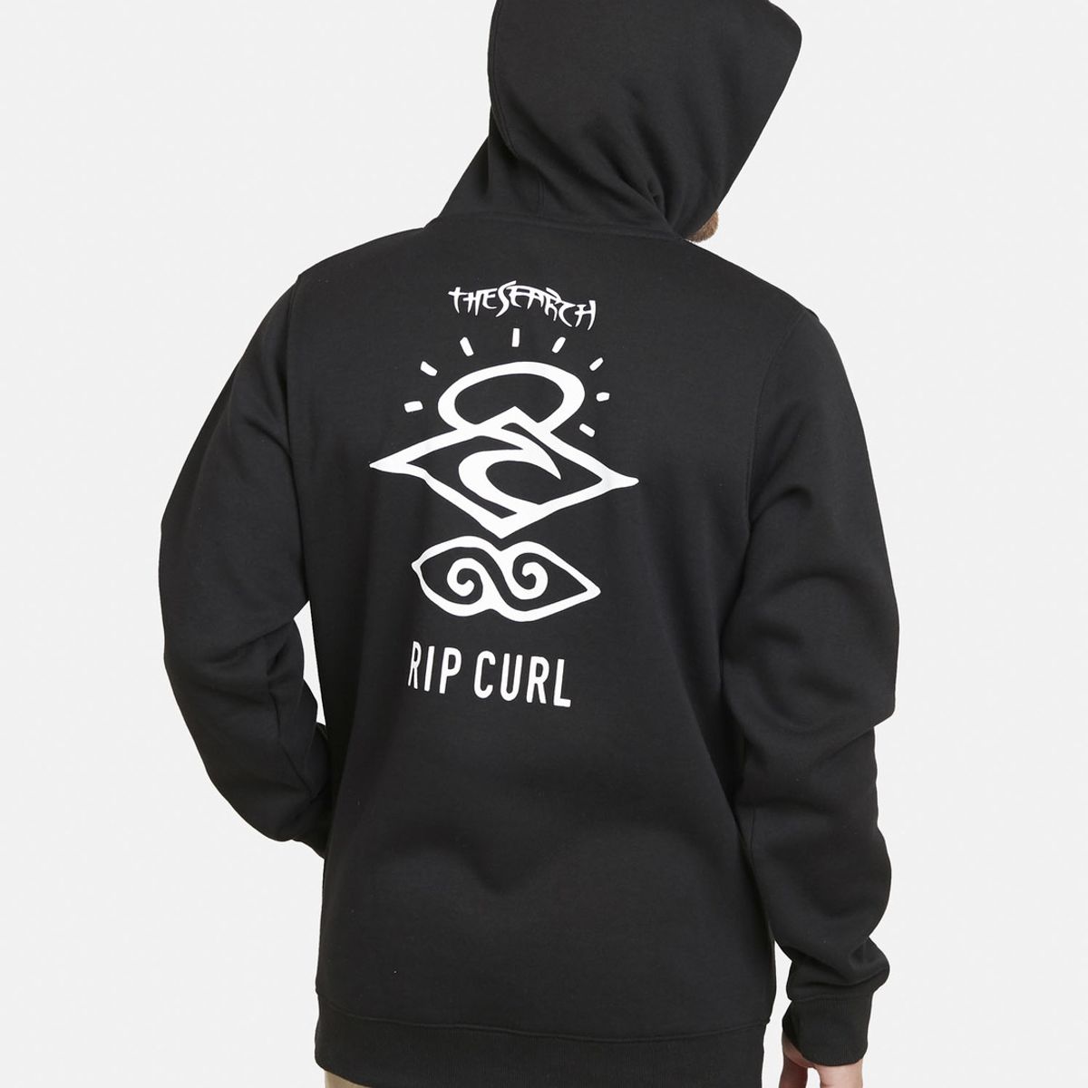 RIP CURL - Poleron THE SEARCH RIP CURL Hombre Negro Rip Curl
