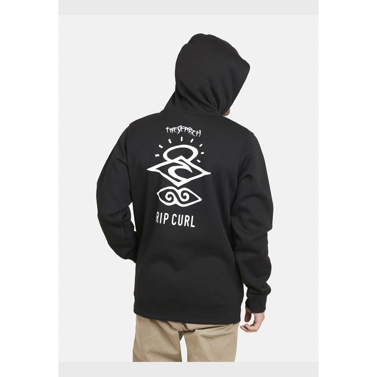 RIP CURL - Poleron THE SEARCH RIP CURL Hombre Negro Rip Curl