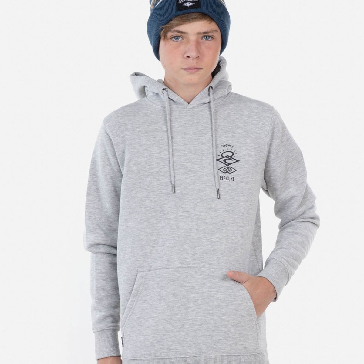 RIP CURL - Poleron THE SEARCH RIP CURL Juvenil Gris Mezcla Rip Curl