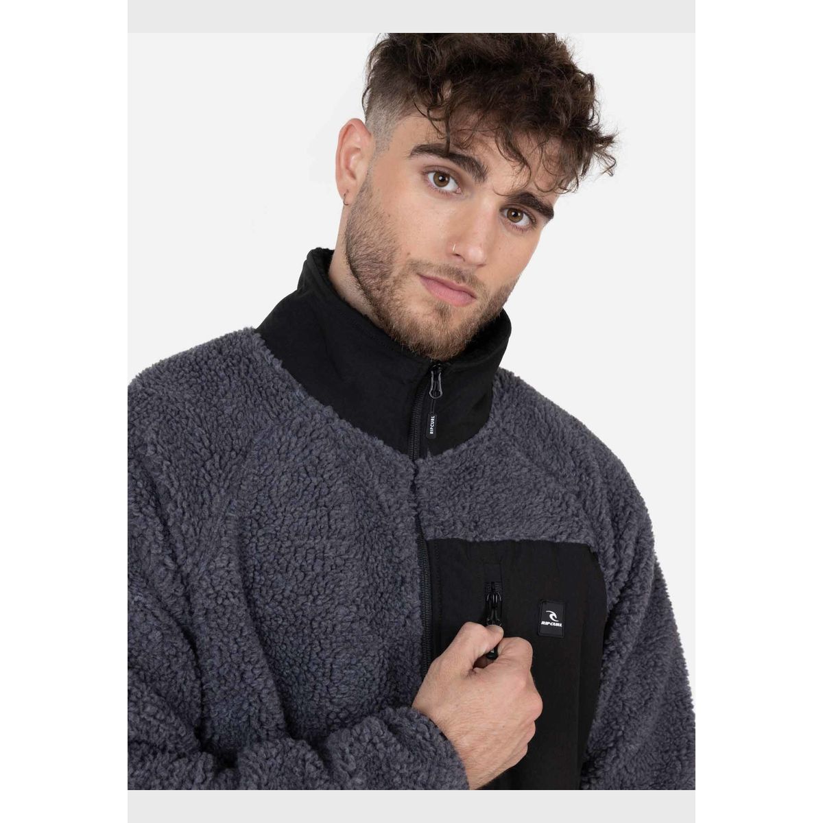 RIP CURL - Poleron RC FUTURE Hombre Gris Mezcla Rip Curl