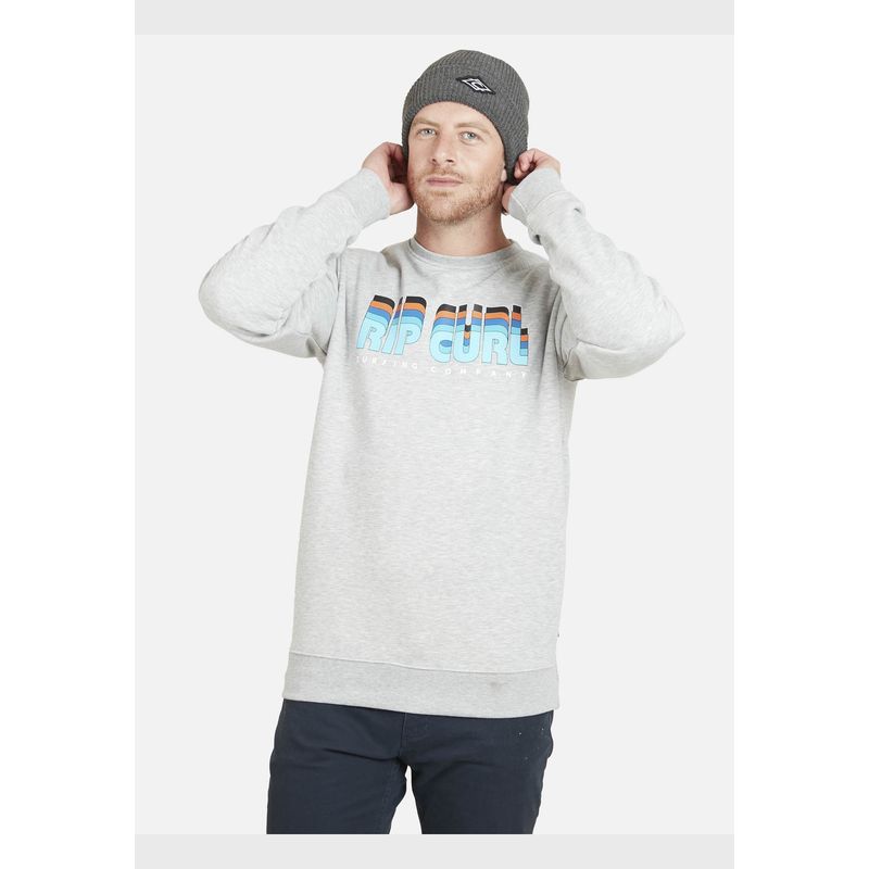 RIP CURL - Poleron CLASSIC RC Hombre Gris Mezcla Rip Curl