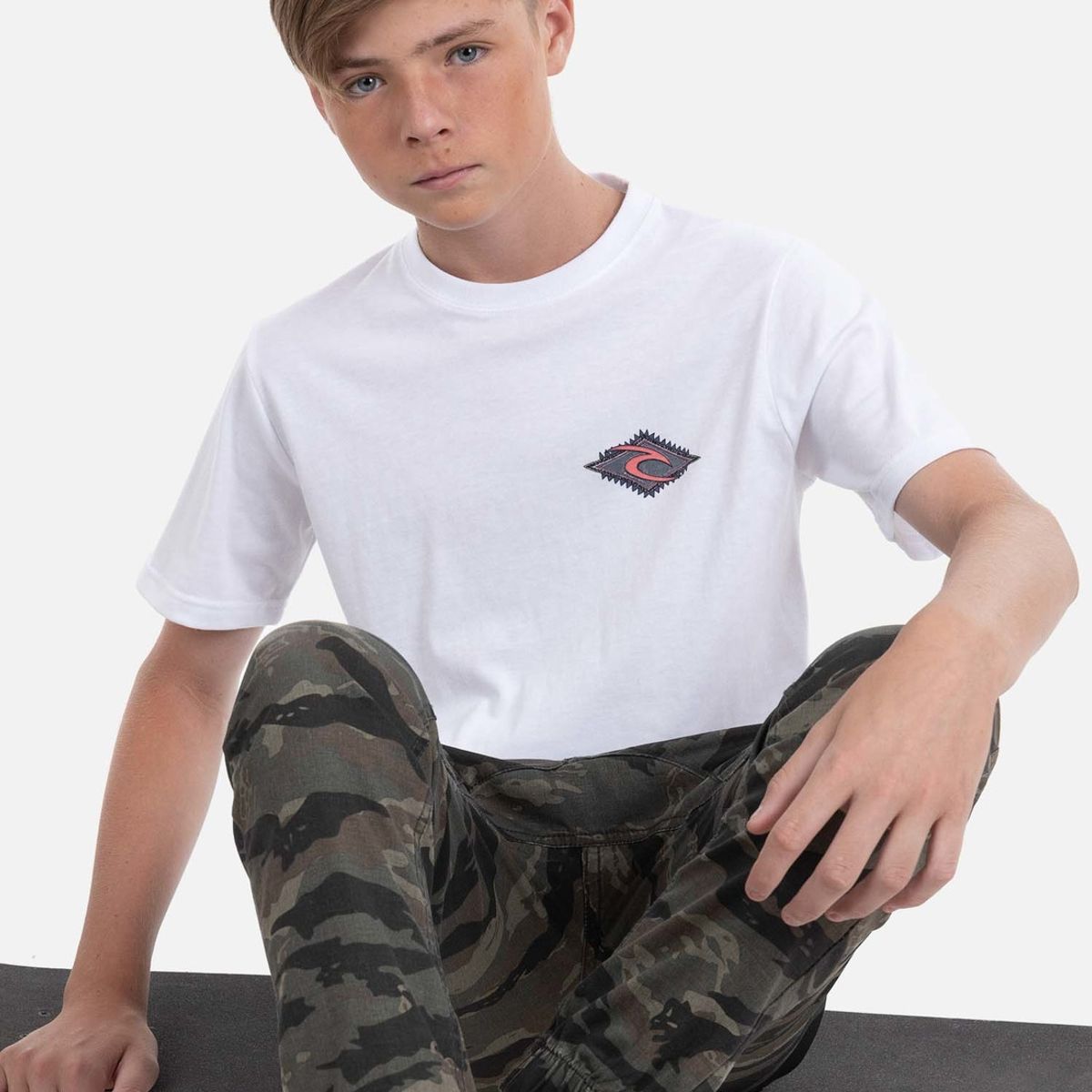 RIP CURL - Polera BLESS UP TEE Juvenil Blanco Rip Curl