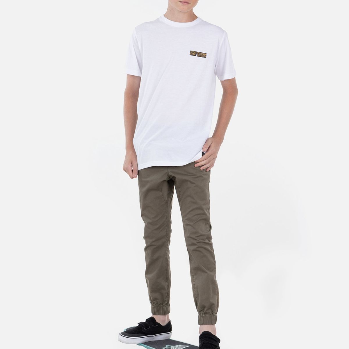 RIP CURL - Polera DEADSLED TEE Juvenil Blanco Rip Curl