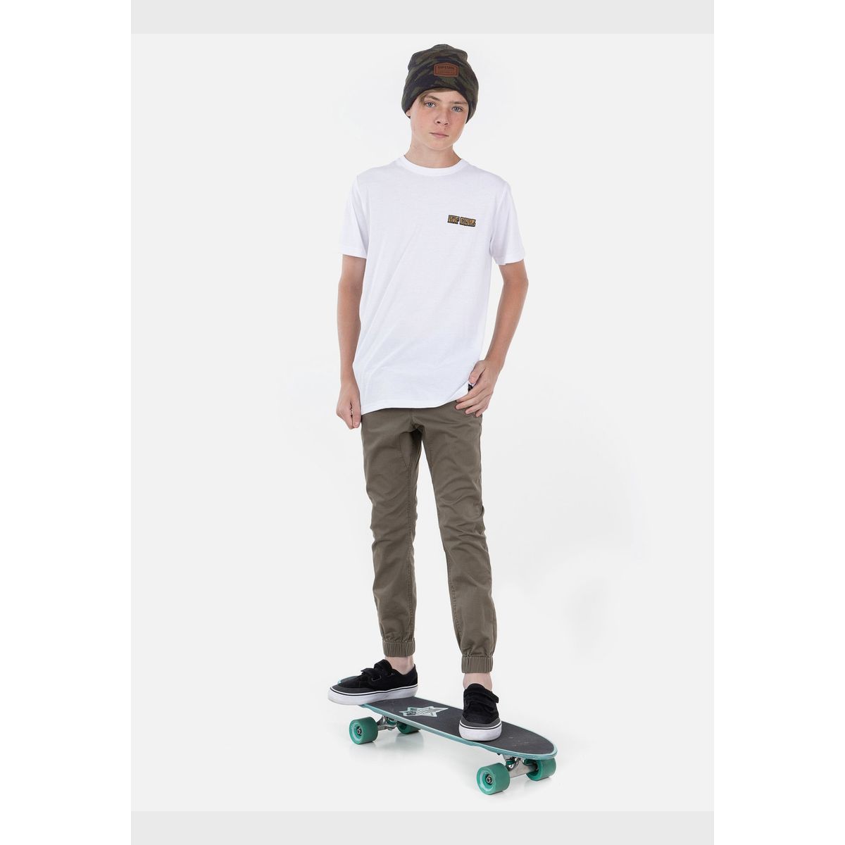 RIP CURL - Polera DEADSLED TEE Juvenil Blanco Rip Curl