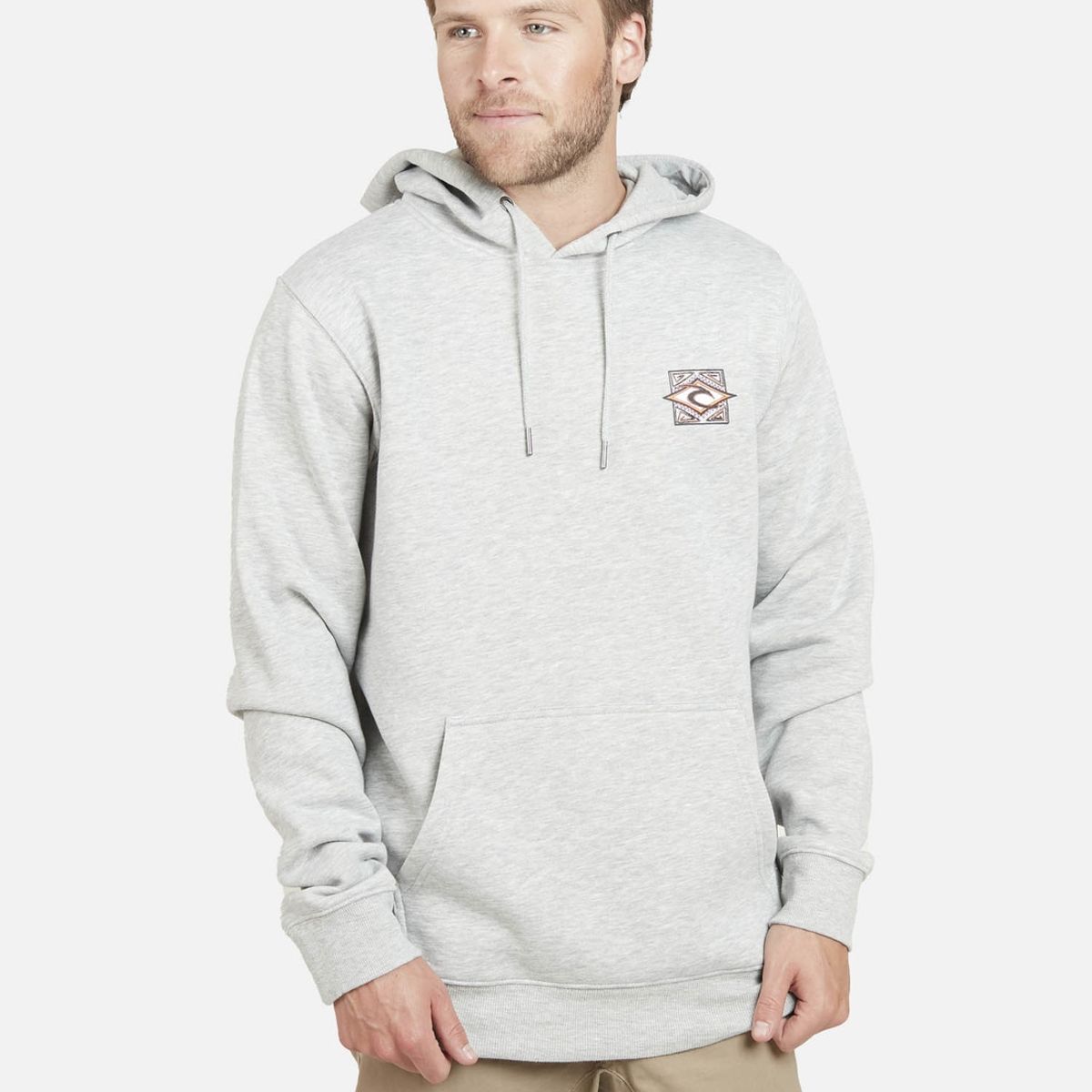 RIP CURL - Poleron RC STONE HOOD Hombre Gris Mezcla Rip Curl