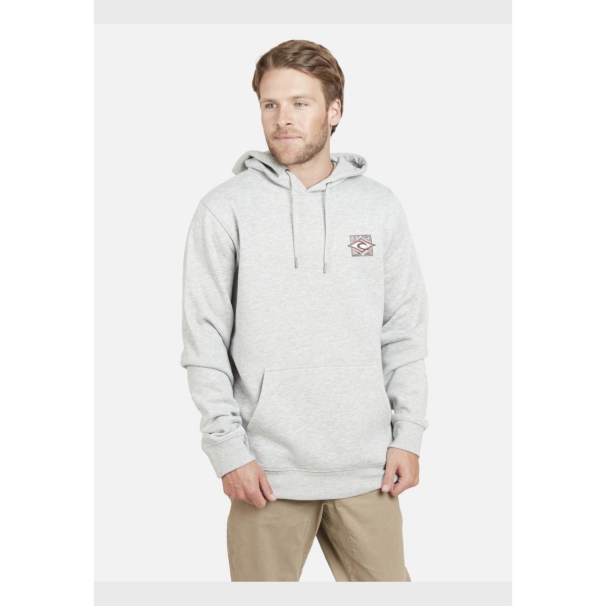 RIP CURL - Poleron RC STONE HOOD Hombre Gris Mezcla Rip Curl