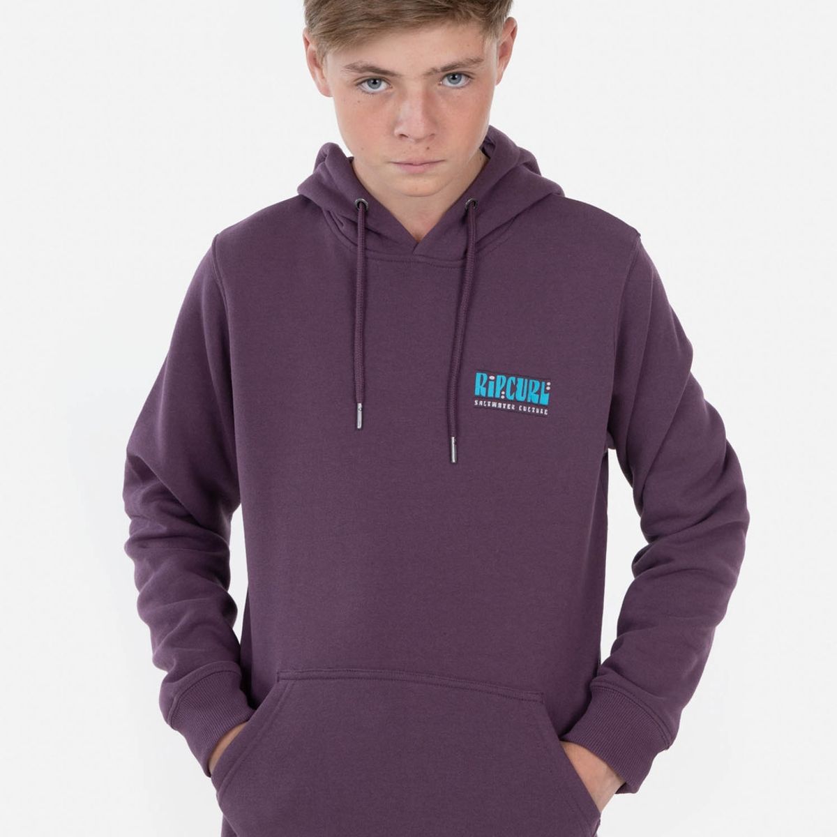 RIP CURL - Poleron RC SURF SUN Juvenil Burdeo Rip Curl