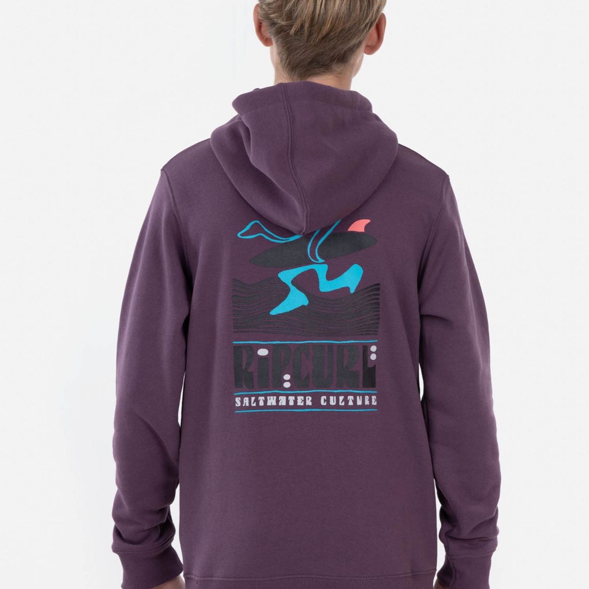 RIP CURL - Poleron RC SURF SUN Juvenil Burdeo Rip Curl