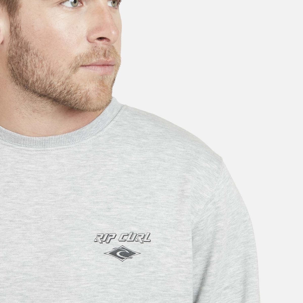 RIP CURL - Poleron RC 1969 Hombre Gris Mezcla Rip Curl