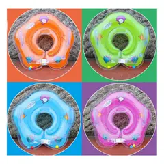 UNIVERSAL - Flotador Para Cuello De Bebé Aro Cuello Bebé naranjo