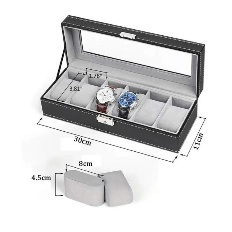 GENERICO Organizador De Relojes Caja Para Guardar Reloj Estuche