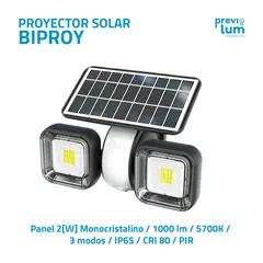 PREVILUM - Proyector SOLAR Moto 1000LM M3