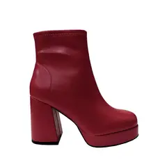 TODOPIEL - Botin Mujer Rojo