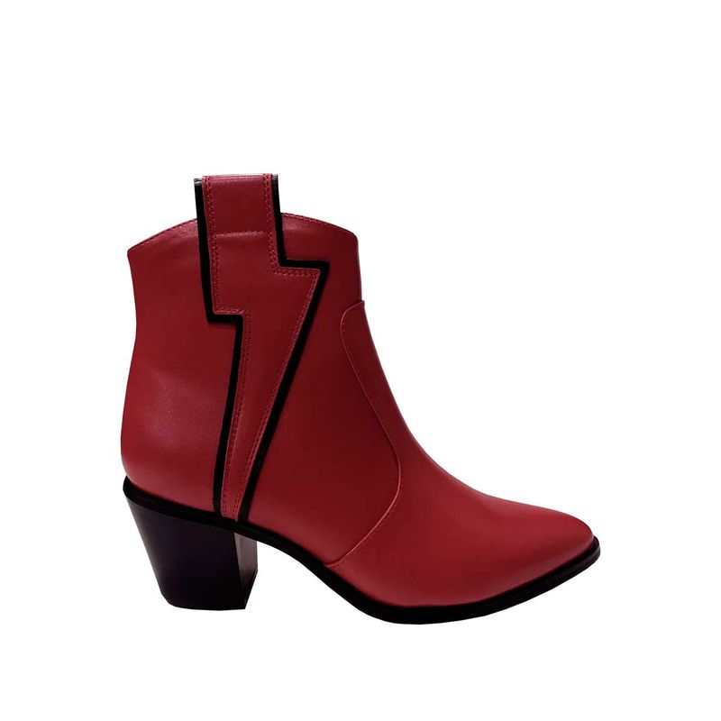 TODOPIEL - Botin Mujer Rojo Todopiel