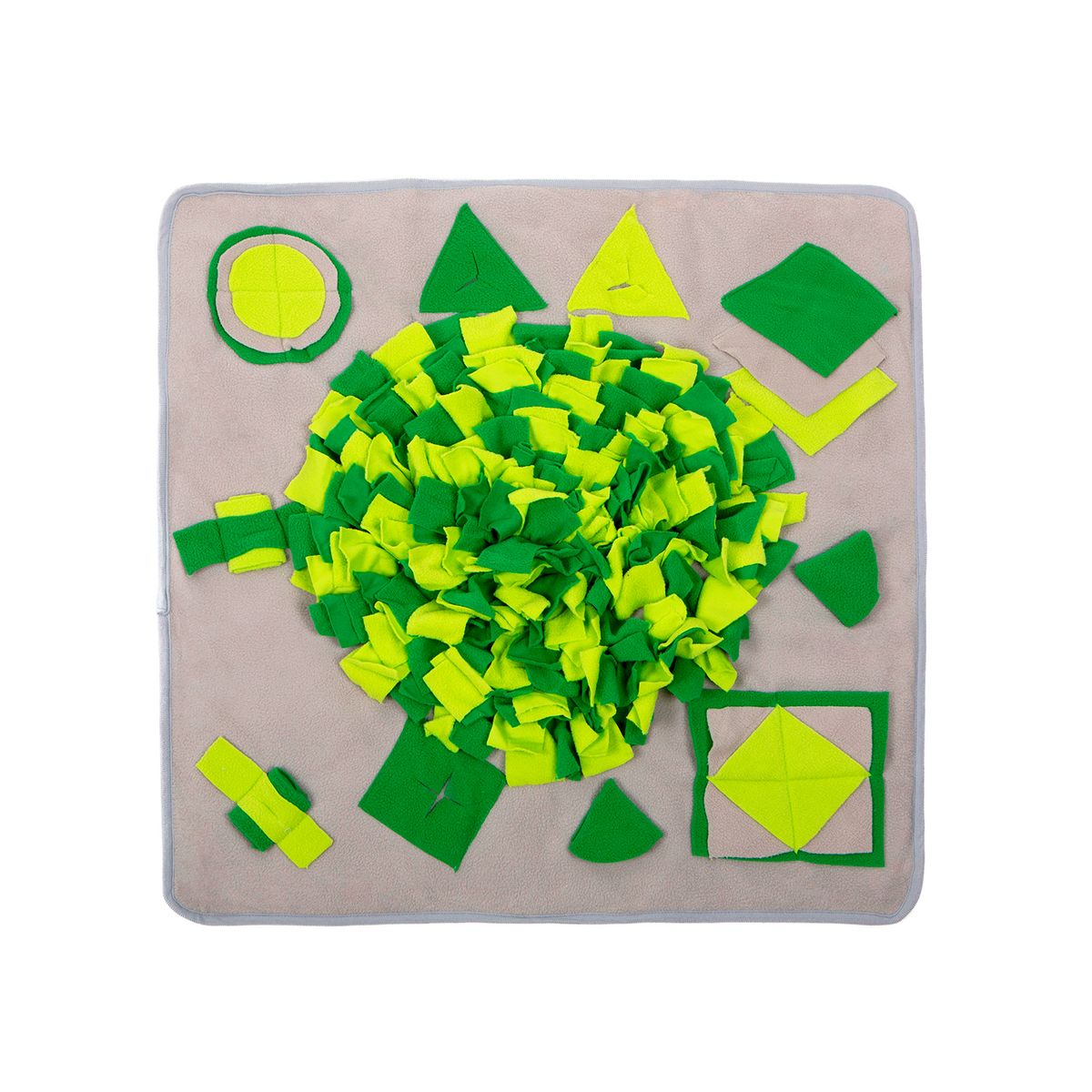 ZUPET - Alfombra Olfativa Perro Cuadrada Verde Zupet