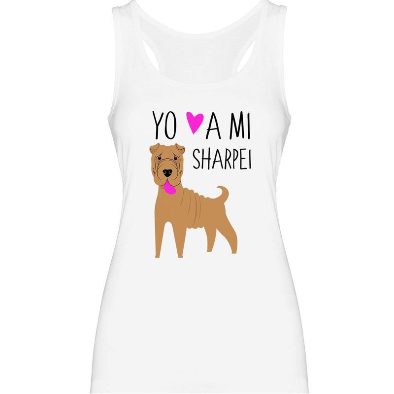 PETFY - Camisa de dormir - Mujer - Sharpei - Negro