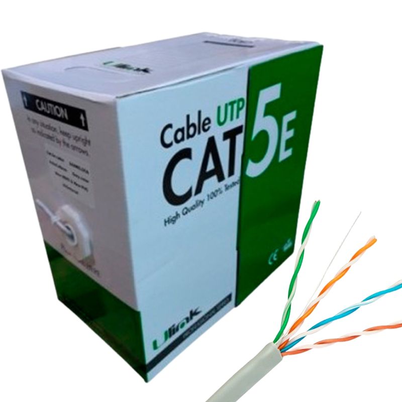 ULINK - Cable De Red UTP Rj45 Cat5e 24 Awg Caja De 100 Mts