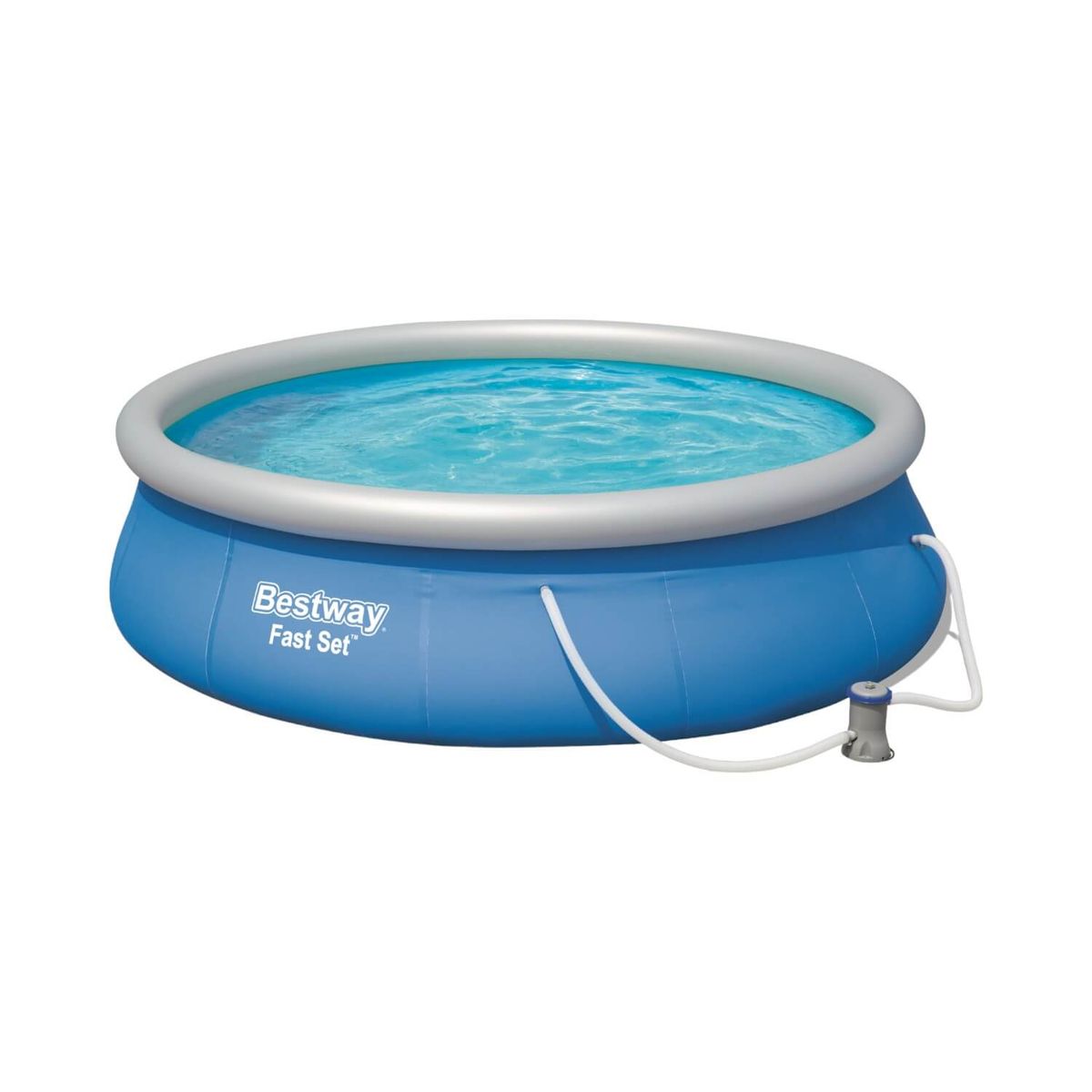 BESTWAY - Piscina Fast Set™ Azul 3.96MX84Cm Pool Set Bestway