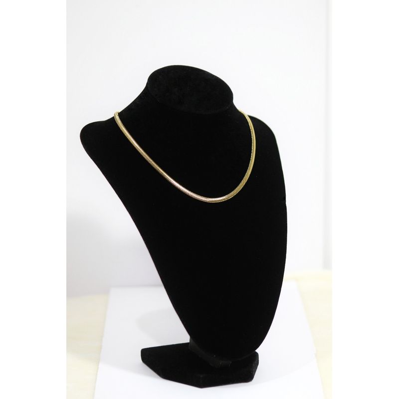 GENERICO - Cadena Collar Acero Quirúrgico Serpiente 6mm