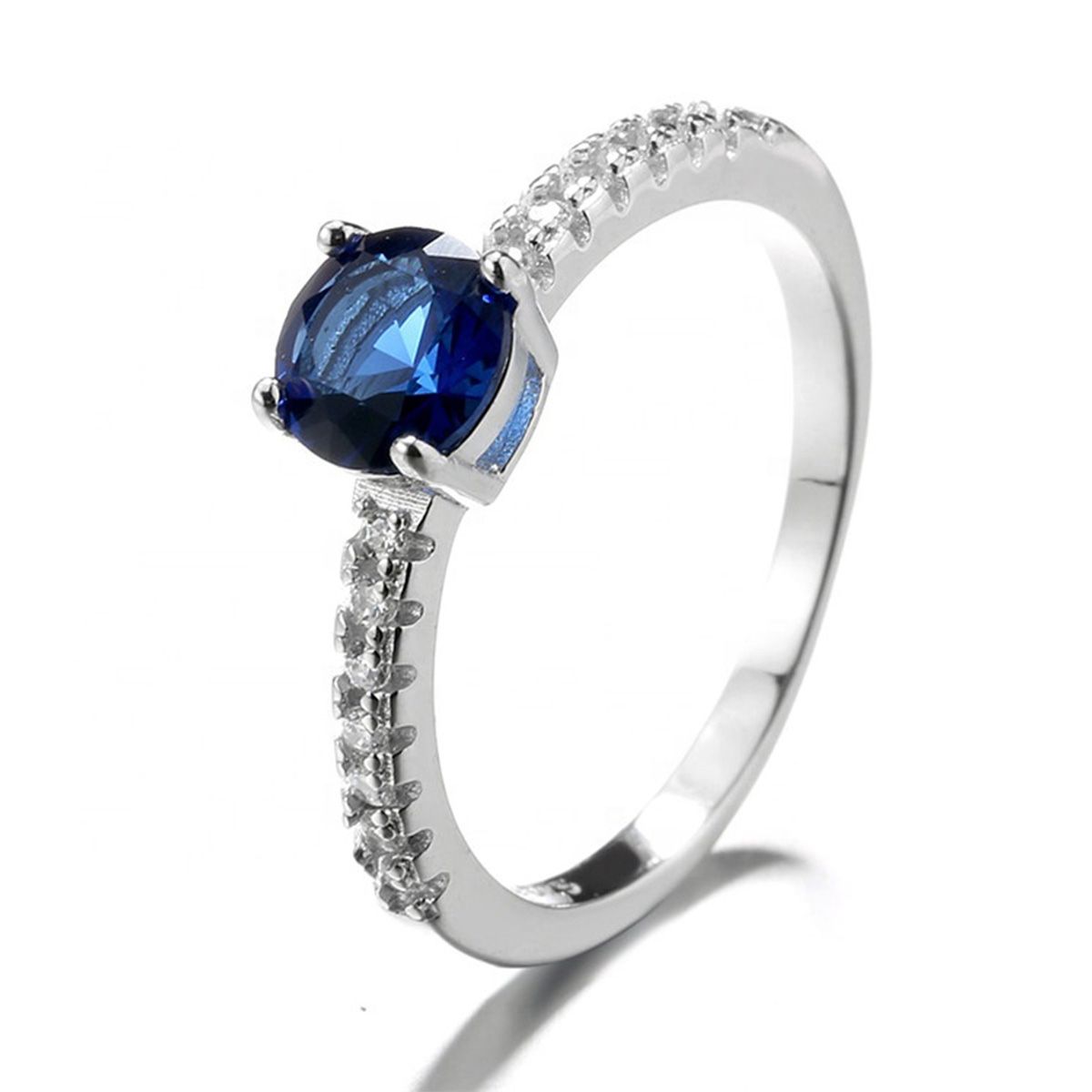 GENERICO - Anillo Plata 925 Circones Compromiso Diseño Elegante Mujer Joya