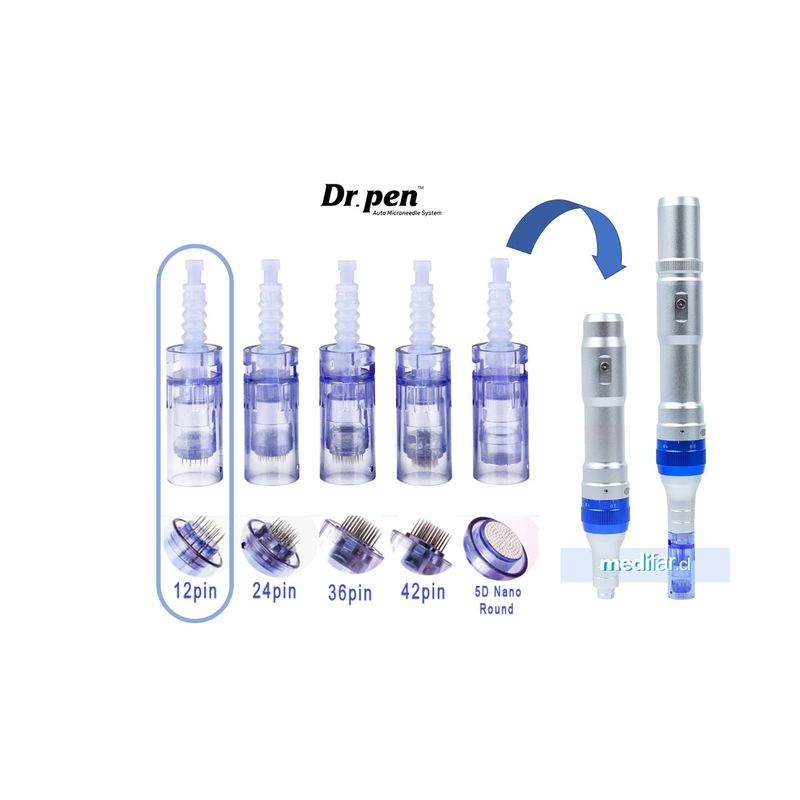 GENERICO - Cartucho Dermapen Dr. Pen A6 12 Pines Pack 10