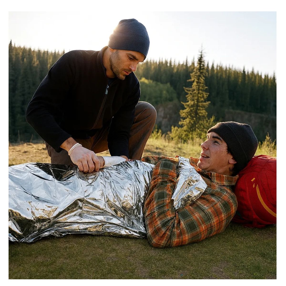 EOLAND - X5 Manta Termica Aluminio De Emergencia Camping Supervivencia