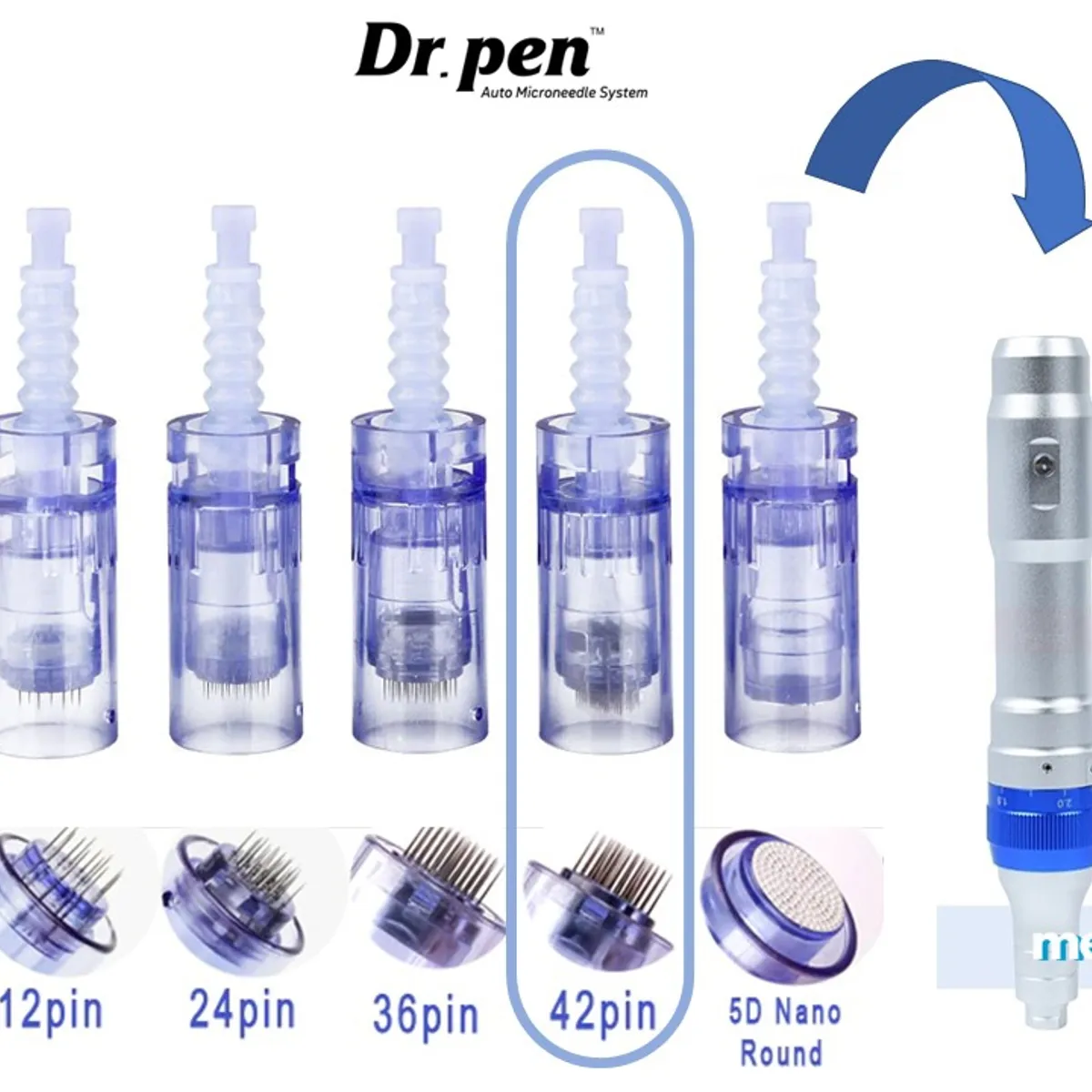 GENERICO - Cartucho Dermapen Dr. Pen A6 42 Pines Pack 10