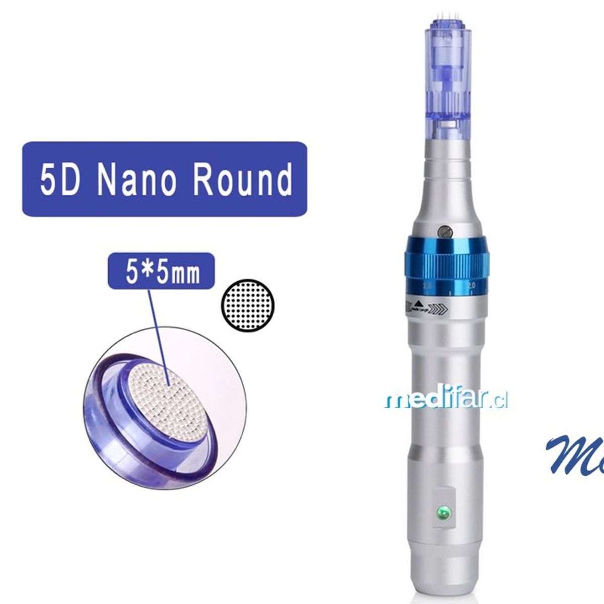 GENERICO - Cartucho Dermapen Dr. Pen A6 Nano Round Pack 10