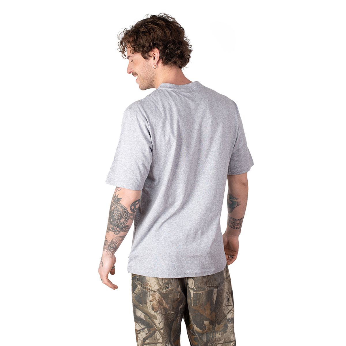 LENGA - Polera Molle Cuello Redondo con Botones Uvpro Hombre Lenga