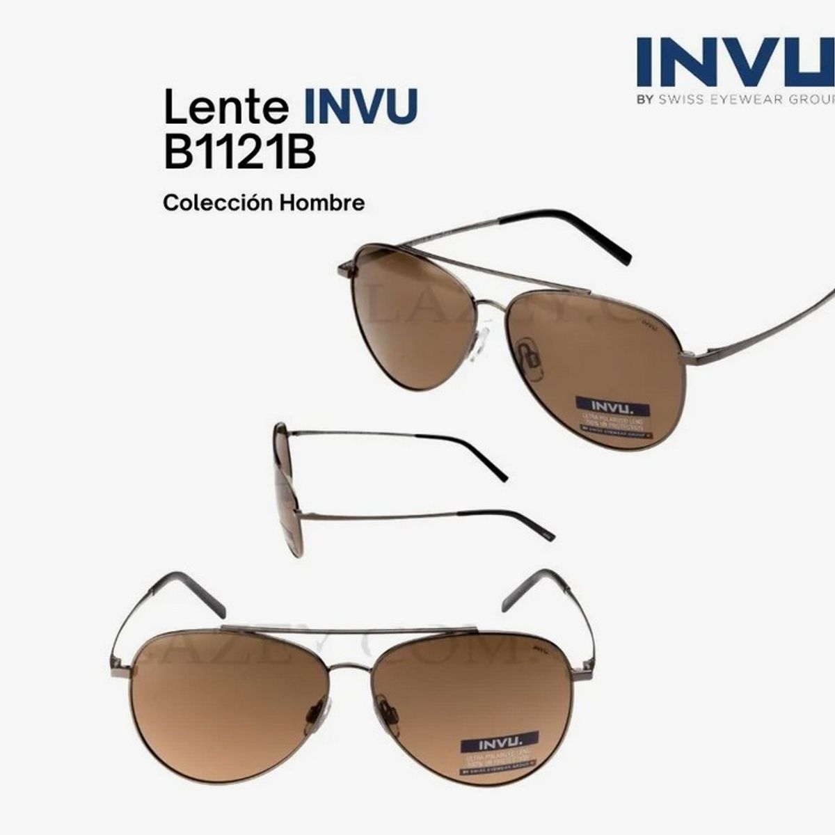 INVU - Lentes de Sol Invu UV 400 Ultra Polarizados B1121