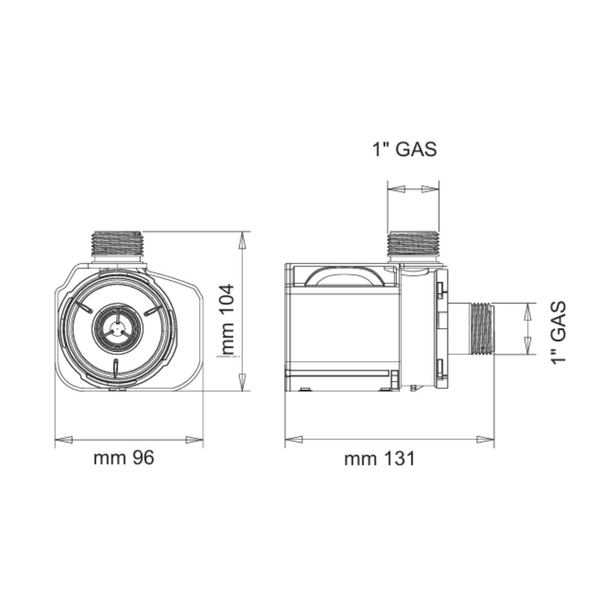 GENERICO - BOMBA PILETA 50W MULTI 2500 SICCE-MIMBRAL