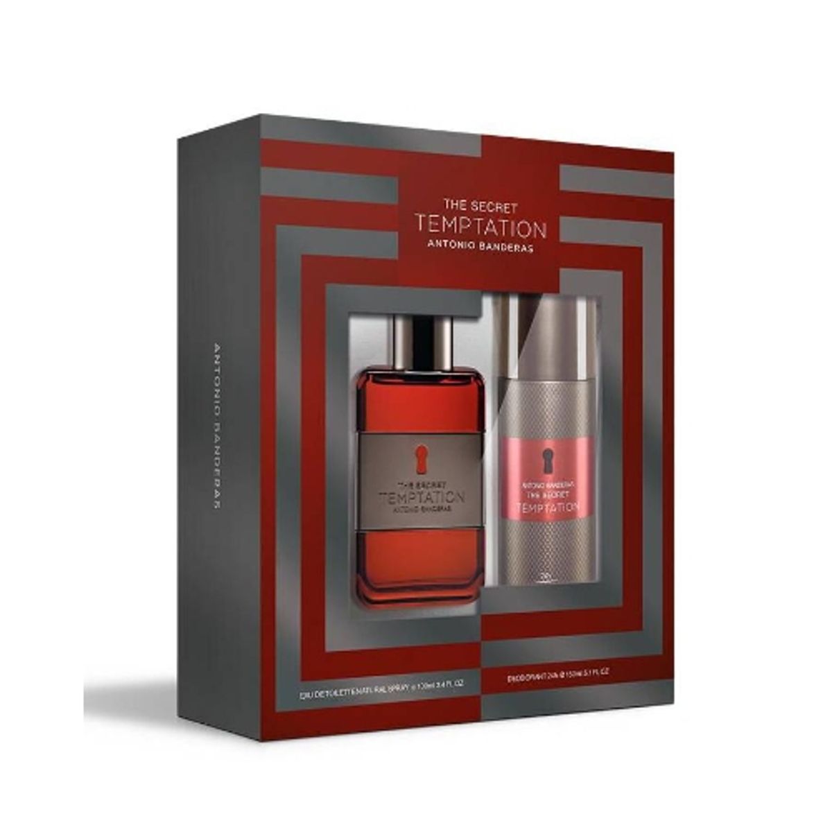 ANTONIO BANDERAS - THE SECRET  ESTUCHE  EDT 100ML + DESODORANTE 150ML ANTONIO BANDERA