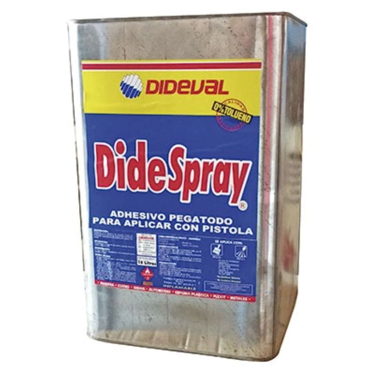 GENERICO - Adhesivo Pegatodo Resistente Pegamento Sin Tolueno 18 Litros