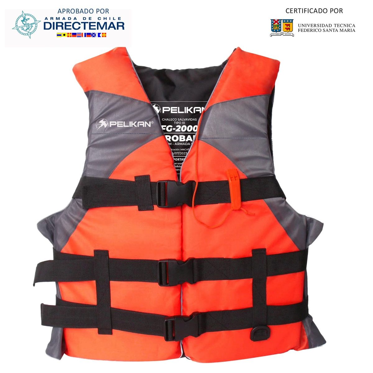 PELIKAN - CHALECO SALVAVIDAS PELIKAN TALLA XXL