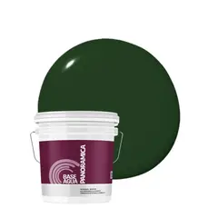 PINTURAS PANORAMICA LTDA - Zinc acryl pintura para techos y galvanizados tineta color verde