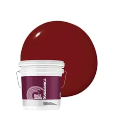 PINTURAS PANORAMICA LTDA - Zinc acryl pintura para techos y galvanizados tineta color rojo