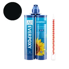 EVER GROUP - Frague y sello epóxico tubo 400 ml Ever Poxy Negro