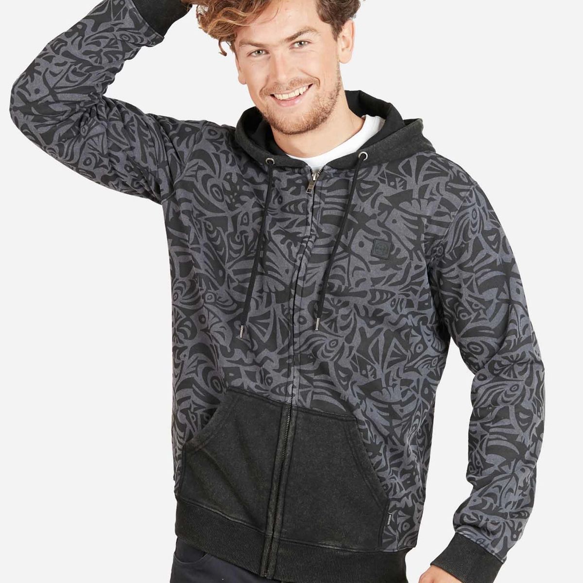 MAUI AND SONS - Poleron HAKA SURF Hombre Multicolor Maui and Sons