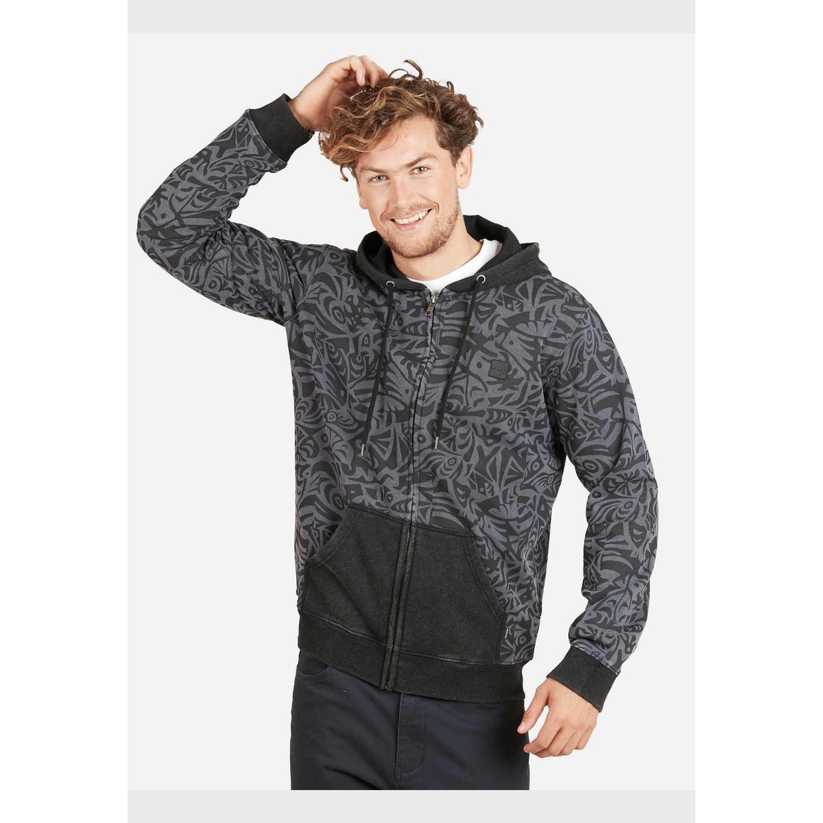 MAUI AND SONS - Poleron HAKA SURF Hombre Multicolor Maui and Sons