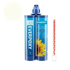 EVER GROUP - Frague y sello epóxico tubo 400 ml Ever Poxy Blanco
