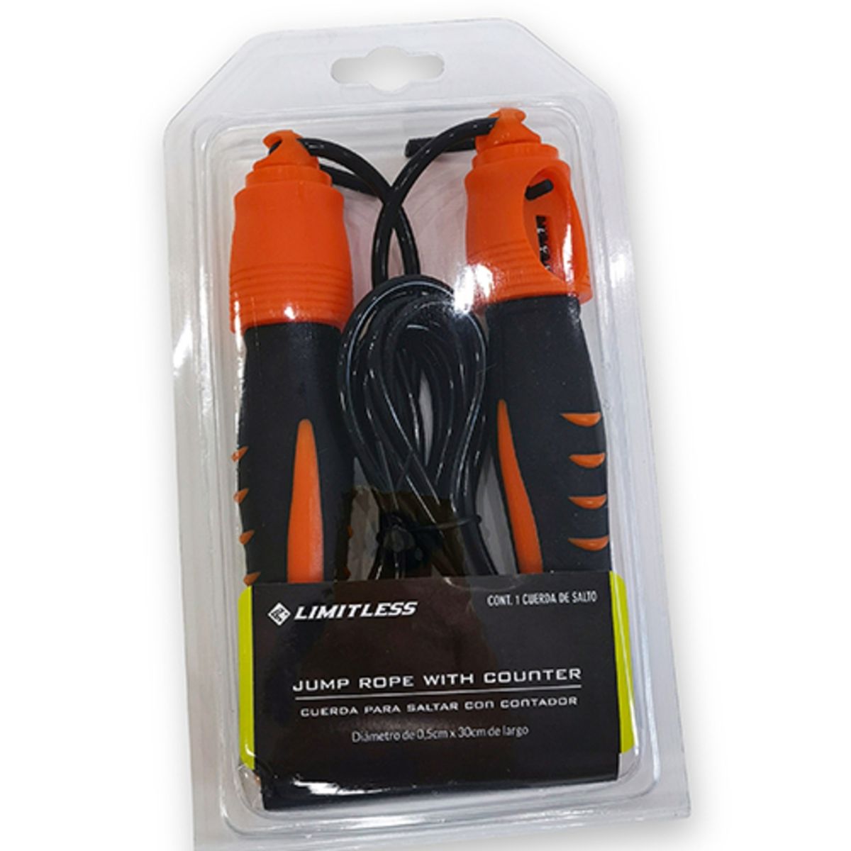 GENERICO - Cuerda De Salto Con Manillas De Pvc Limitless