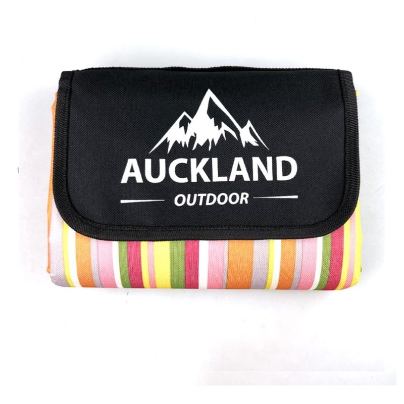 AUCKLAND OUTDOOR - Manta Picnic Impermeable Linea Rosa 150X180Cm Camping Playa