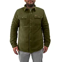 QUEBEC - Chaqueta Polar Grizzly Verde Oliva
