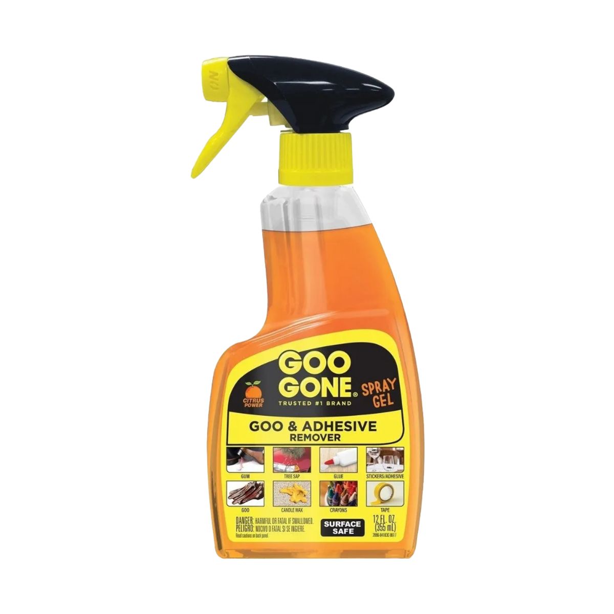 GOO GONE - Removedor de Adhesivos Spray Gel Goo Gone 2 x 355 ml GOO GONE