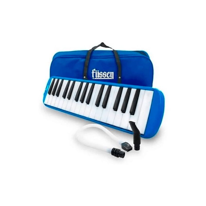 FUSSEN - Melódica 32 Notas Fussen + Estuche + Boquilla / Azul