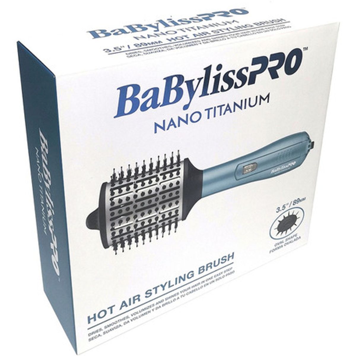 BABYLISS PRO - Cepillo Secador Hot Brush Nano Titanium 900w Babylisspro
