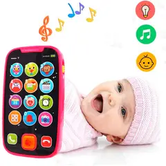 GENERICO - Juguete Musical Teléfono para Bebe Rosa