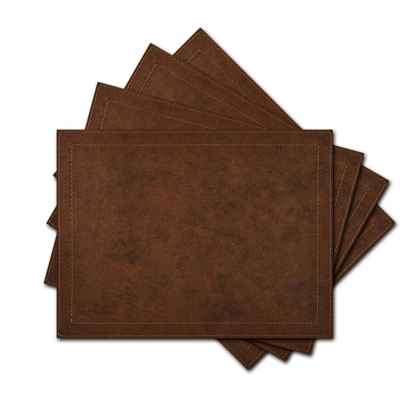 DAVANTI - Set 4 Individuales Café Rectangular