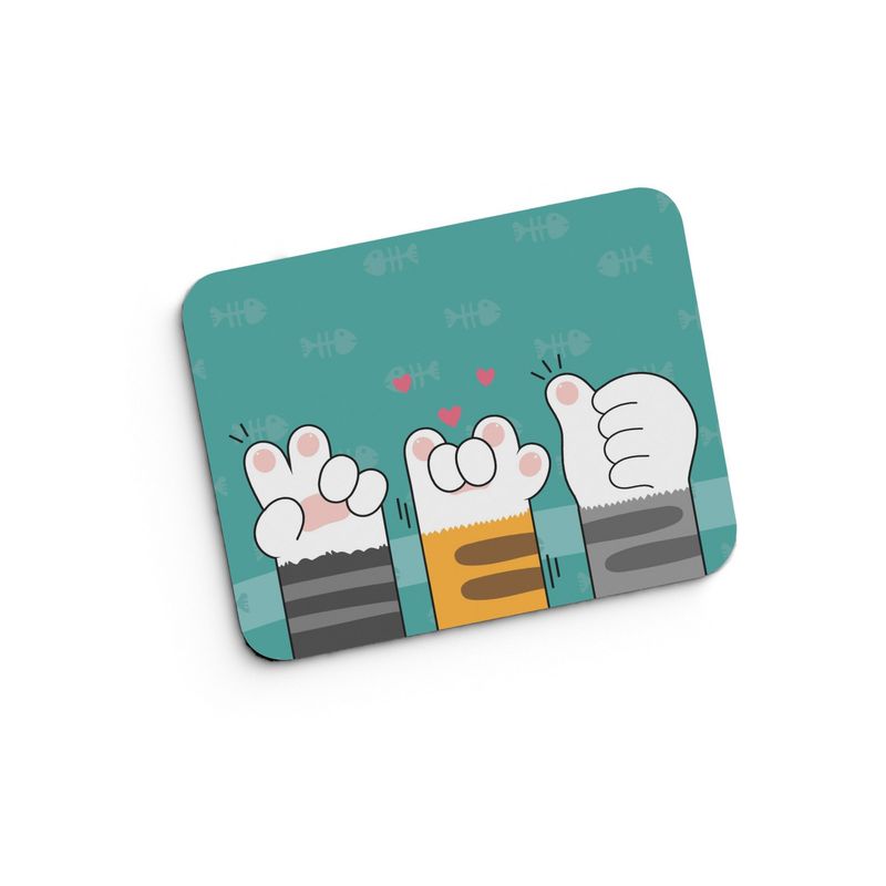 GENERICO - Mouse pad  Patitas gato M244