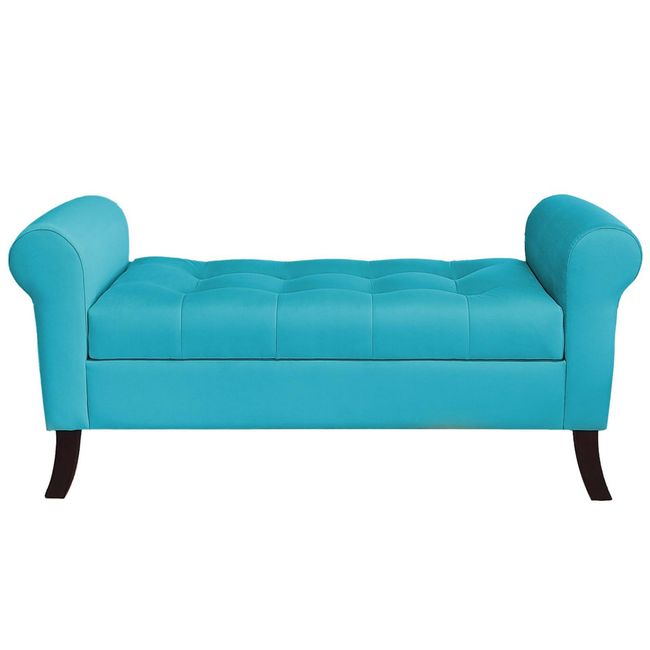 GENERICO - Banqueta Baúl New Alejandria Color Turquesa